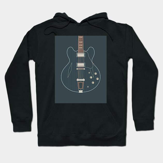 Dark T Lopez Guitar Hoodie by milhad